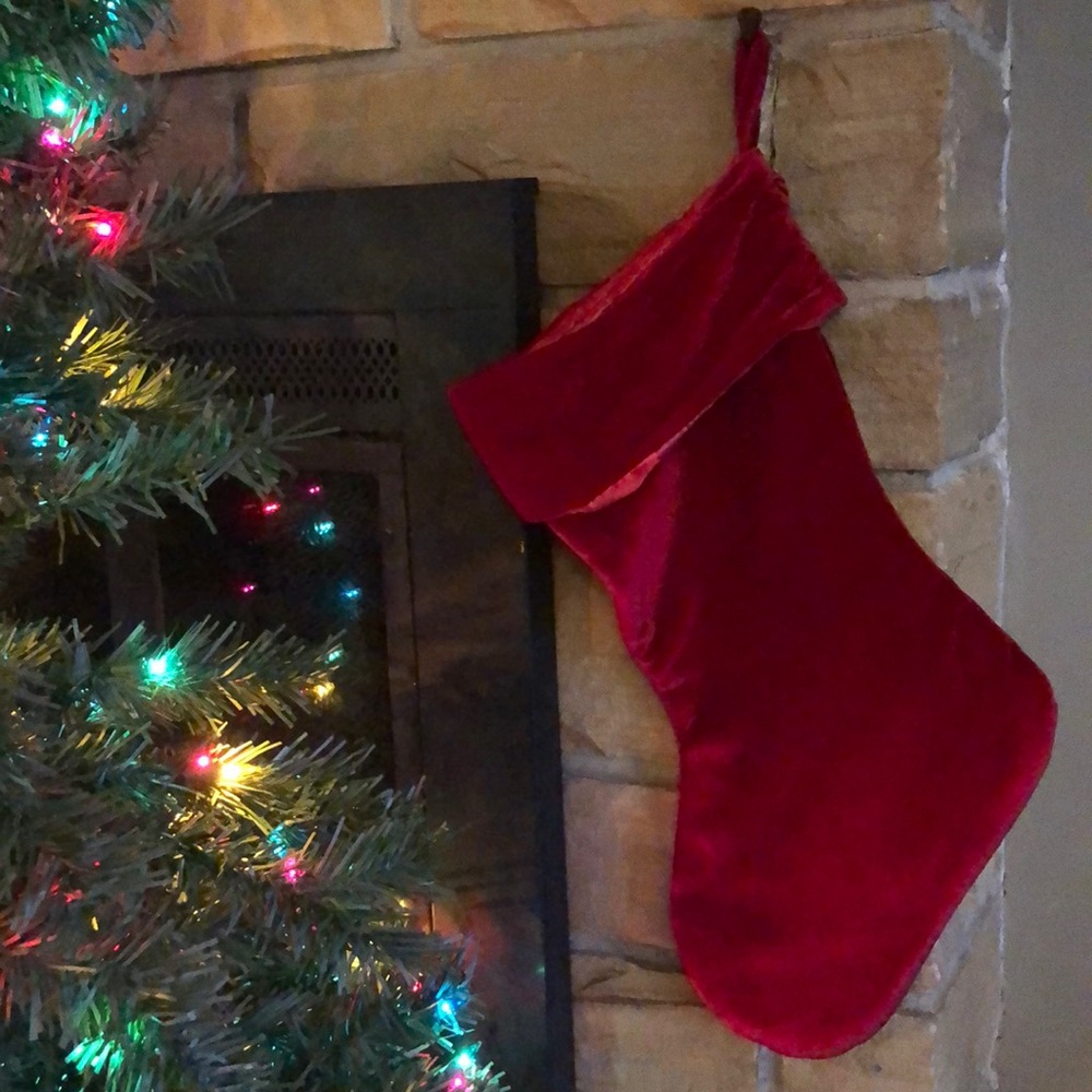 D initial Christmas stocking - Picture 2 of 2